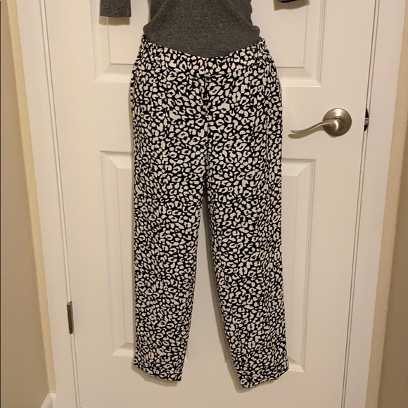NWT Cropped Black and White Slacks - Picture 2 of 5